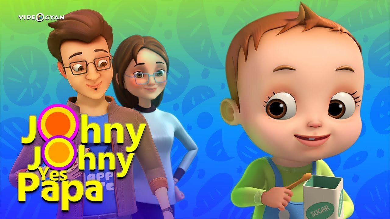 Johny Johny Yes Papa Nursery Rhyme | 3D Animation Rhymes & Songs for Children