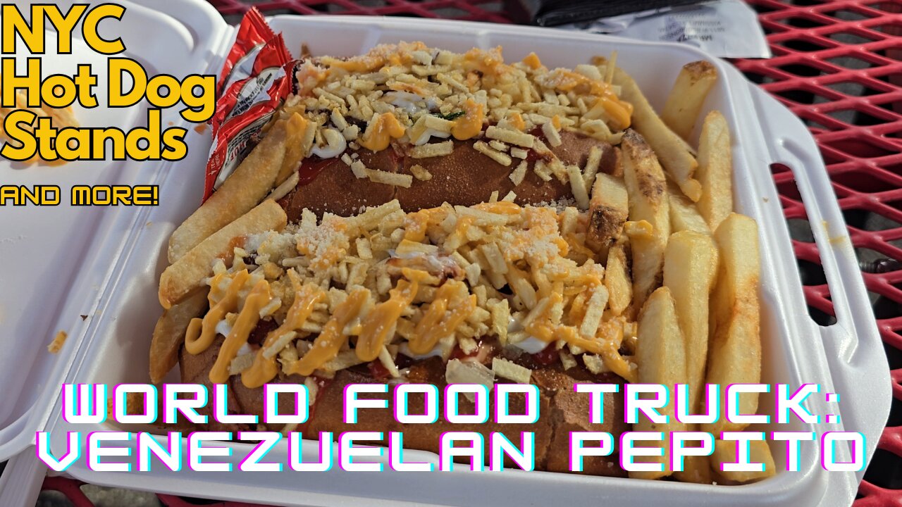 World Food Trucks in Orlando Florida! What did I get? | NYC Hot Dog Stands