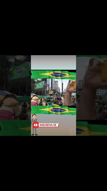 Bolsonaro fala com apoiadores em ato por voto impresso em São Paulo #shorts