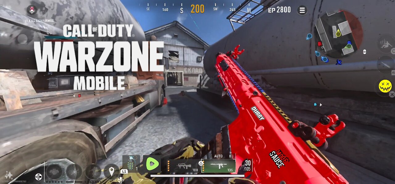 Warzone Mobile..Holding it Down👇 Max Graphics 120 fov Kill Confirmed.Update in bound.