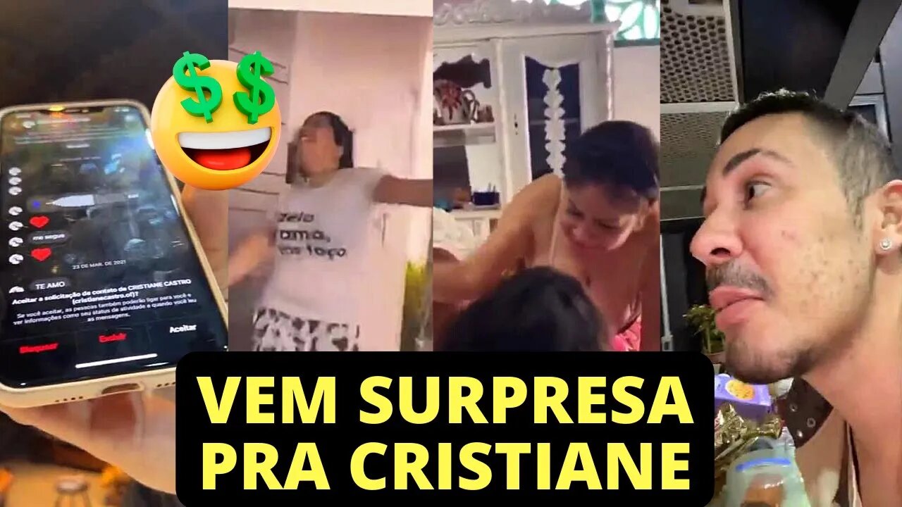 CRISTIANE CASTRO VAI GANHAR UMA SURPRES@ DE CARLINHOS MAS DUDU NUNCA MAIS GRAVA COM ELA B@TE MUITO