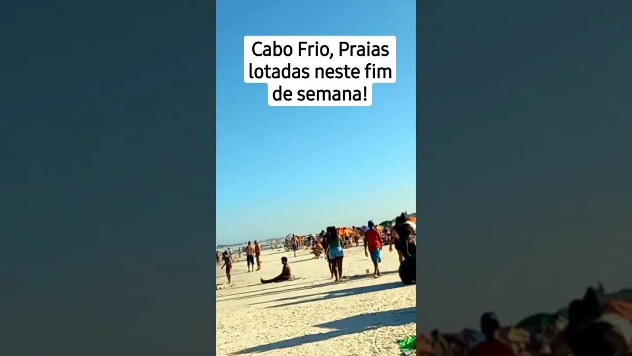 Cabo Frio hoje , RJ [Praia do Forte] #shorts