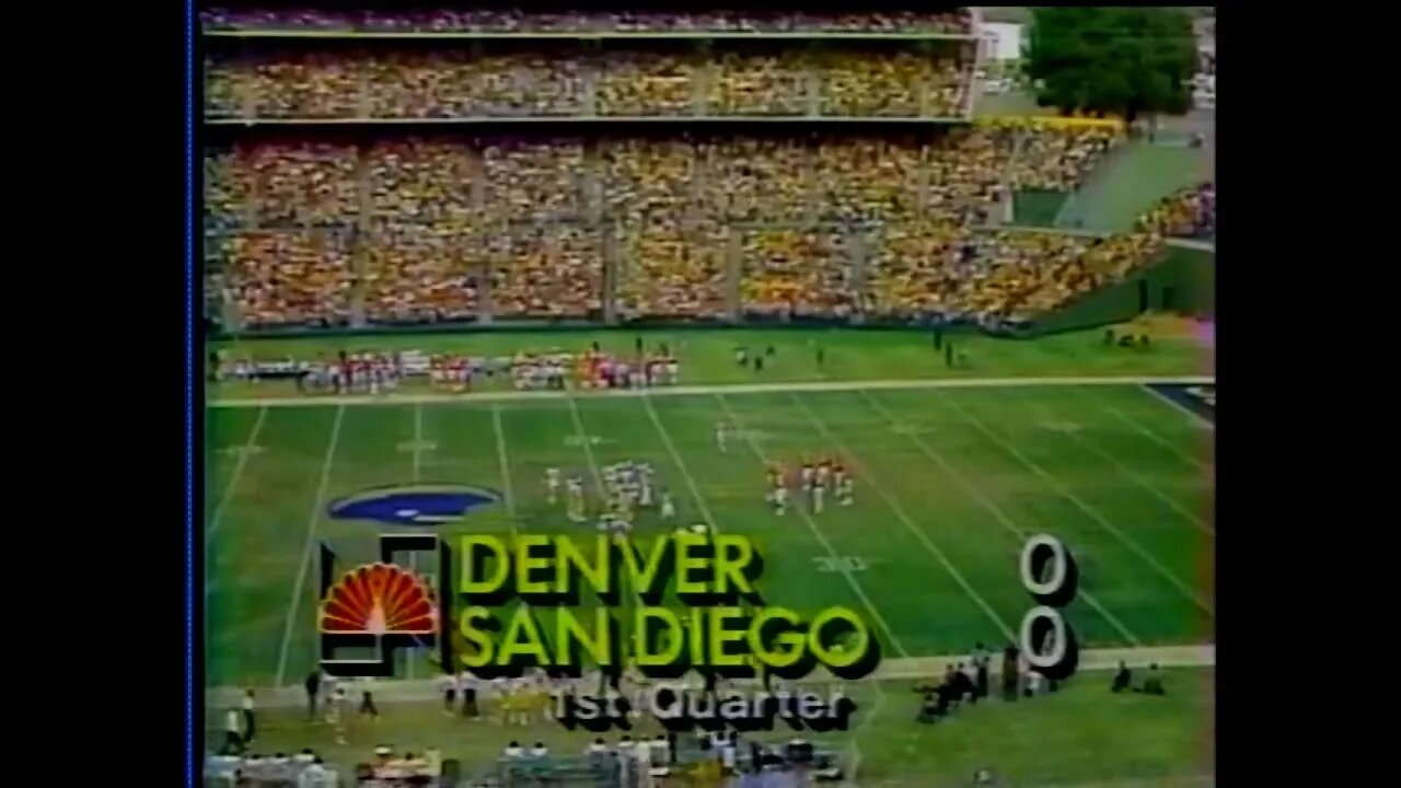 1982-11-28 Denver Broncos vs San Diego Chargers