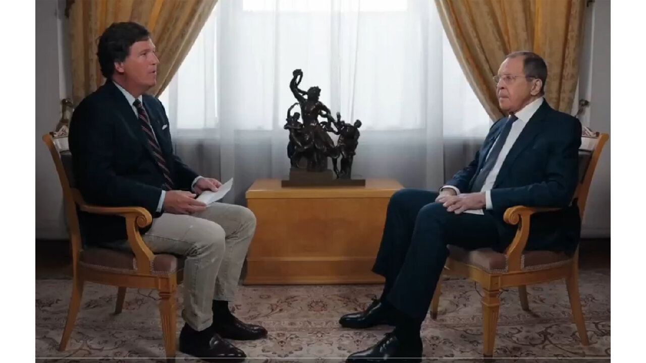 Russian FM Lavrov sits down with Tucker Carlson - Key Clips