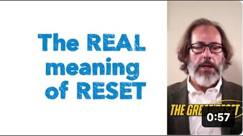 Dr 'Andrew Kaufman': The REAL meaning of RESET