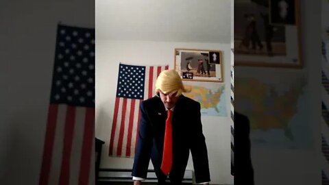 President Trump Bring Sally Up Push-up Challenge