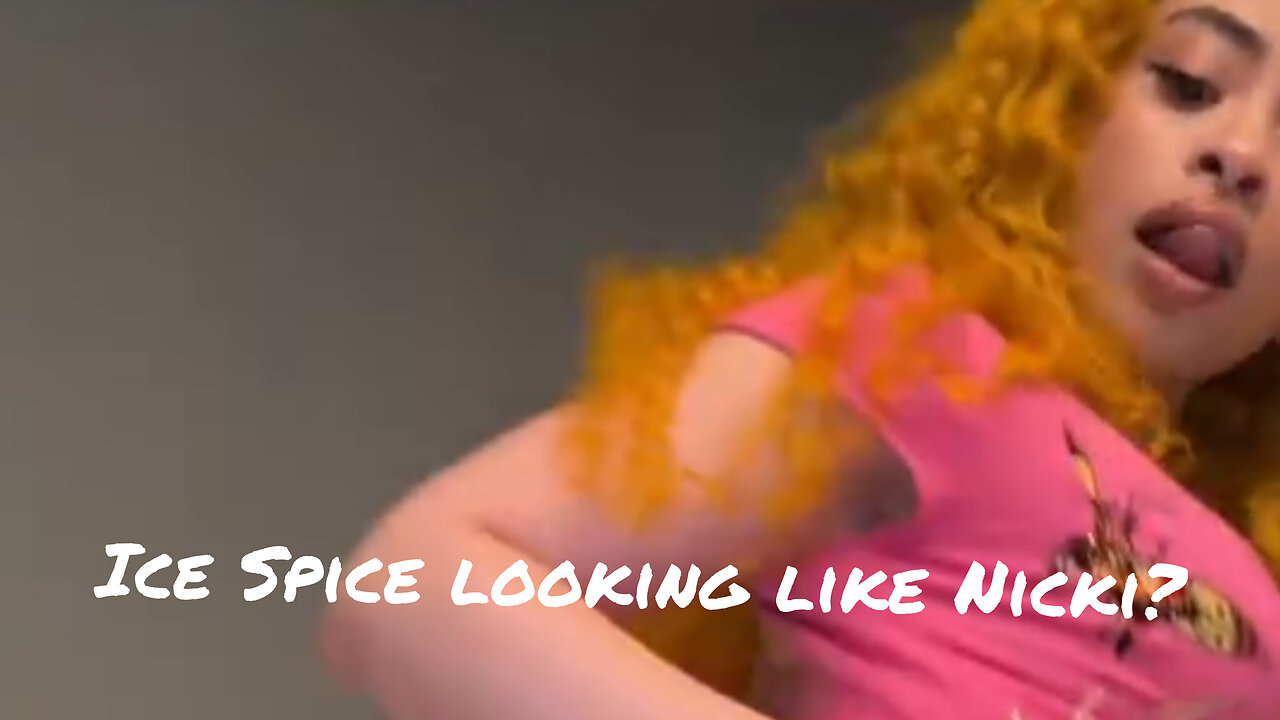 Is Ice Spice biting Nicki's style a bit here?