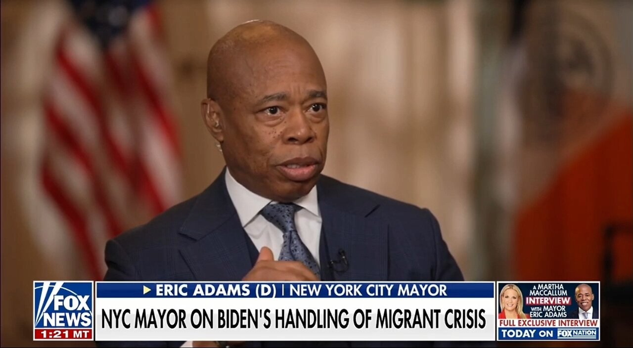 NYC Mayor: Biden Stopped Helping Us With Illegals When I Started Standing Up