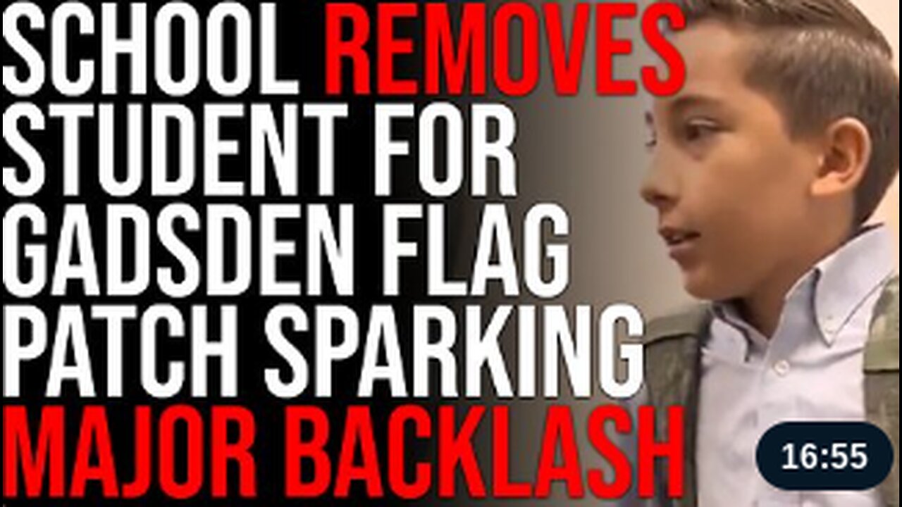 School REMOVES Student For Gadsden Flag Patch Sparking Major Backlash