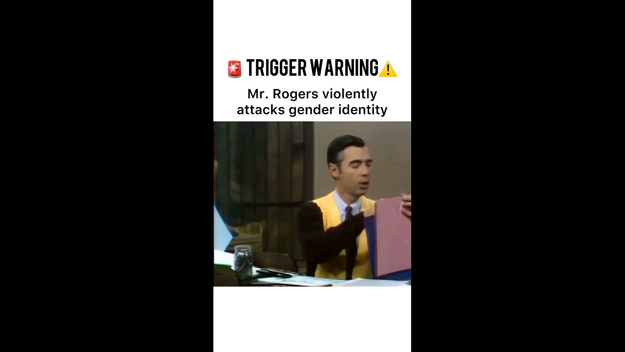 TRIGGER WARNING! MR ROGERS VIOLENTLY ATTACKS GENDER IDENTITY 😂😂