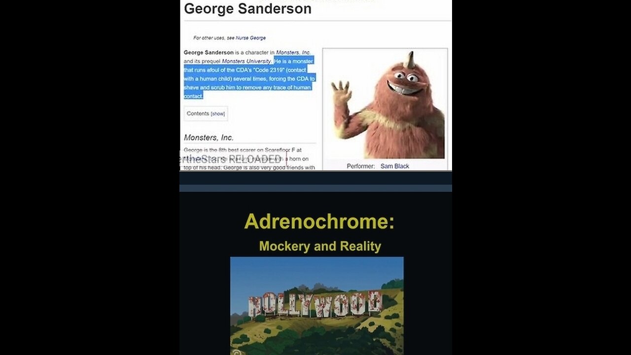 MONSTER Inc - ADRENOCHROME HARVESTED BY TORTURE & FEAR