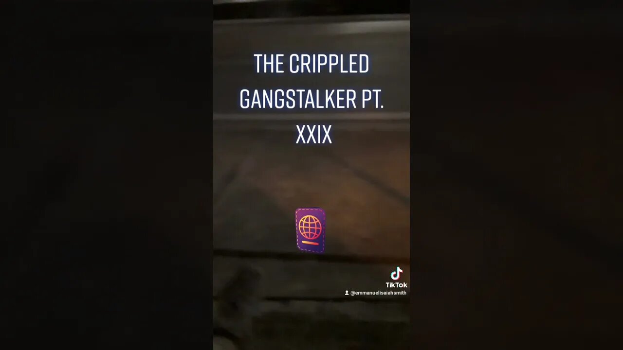 Gang-stalking in Action : The TikTok Edition on YouTube : The Crippled Gangstalker Pt. XXIX