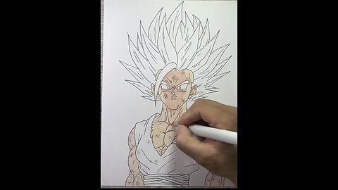 How To Draw Gohan SSJ2