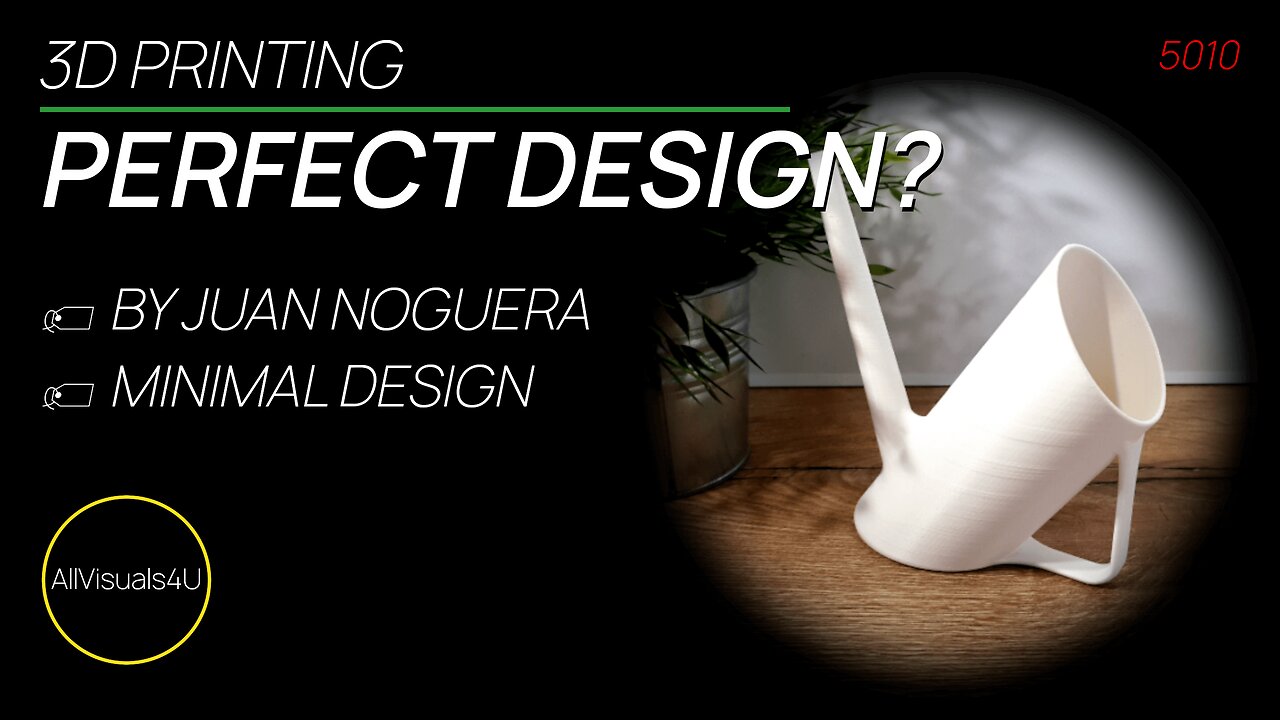 👌 Why This Is A PERFECT 3D Print Design - Beautiful 3D Prints - Minimal Watering Can Design