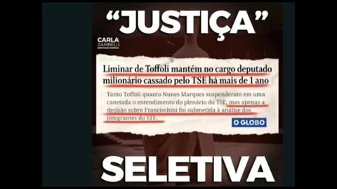 Dois pesos, Duas medidas : Liminar de Toffoli mantém no cargo deputado milionário há mais de 1 ano