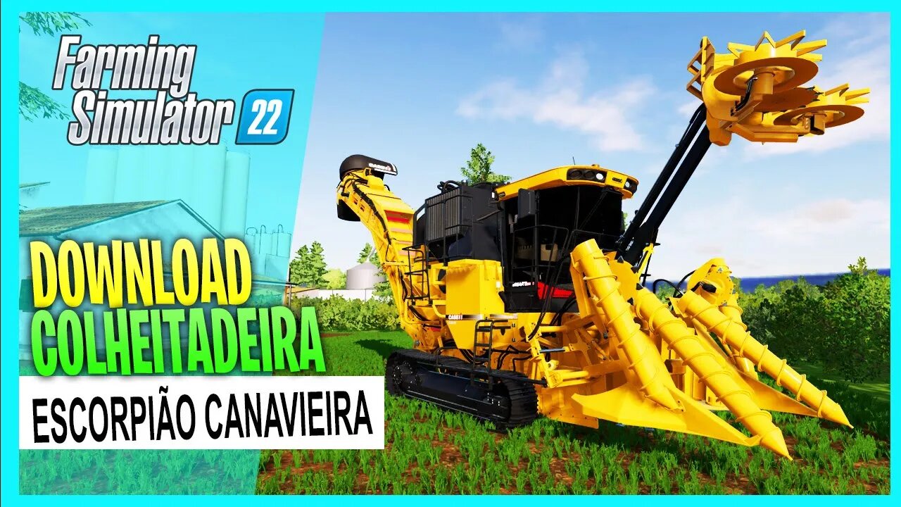 ▶️Colheitadeira Escorpião a Mais Top do Mercado FARMING SIMULATOR 22