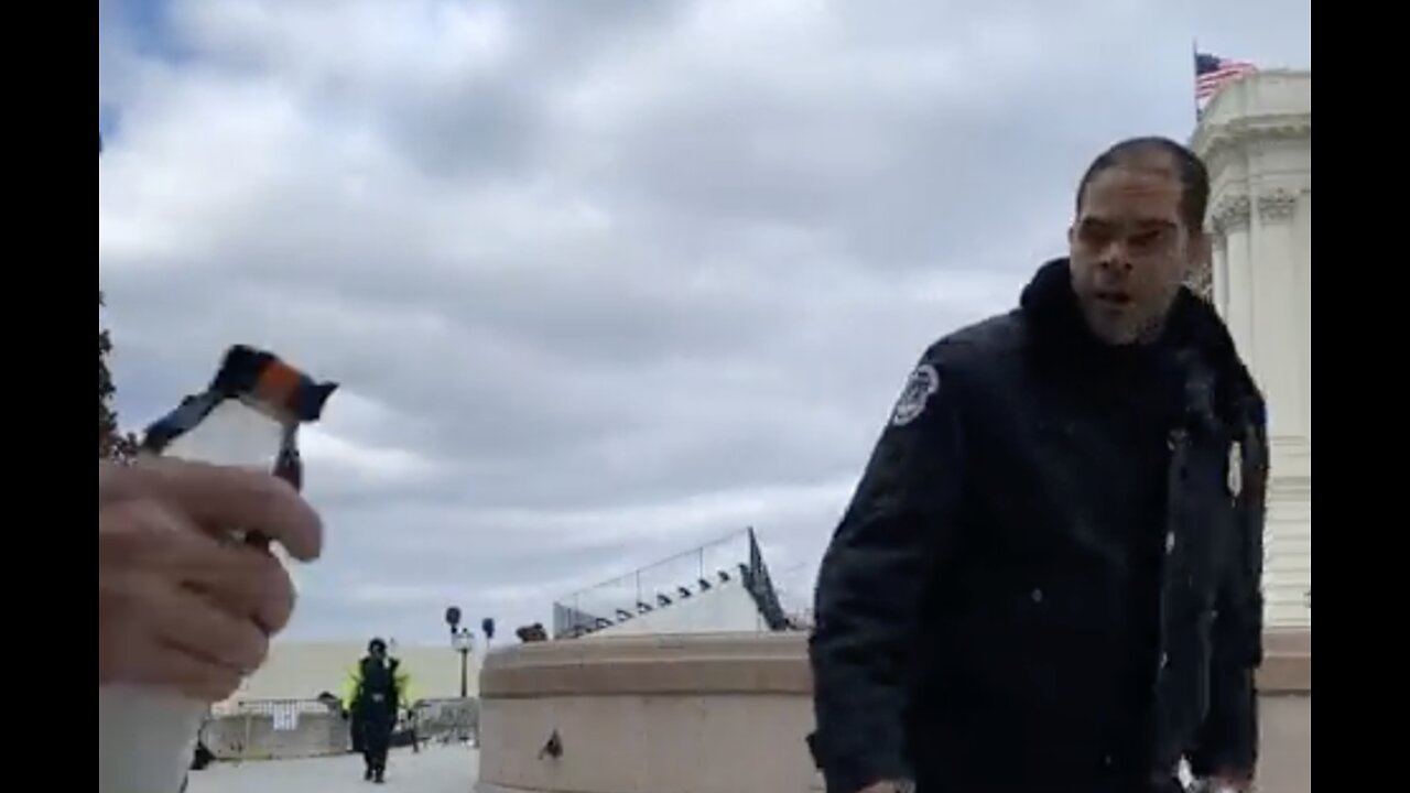 Cell Phone Video of DC Officer ADMITTING they Pretended to be ANTIFA in the Crowd on J6