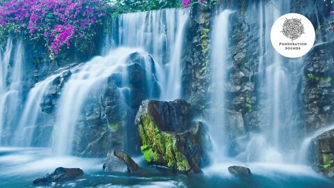 Running Water Sounds with White Noise for Sleep | Deep Sleep Music