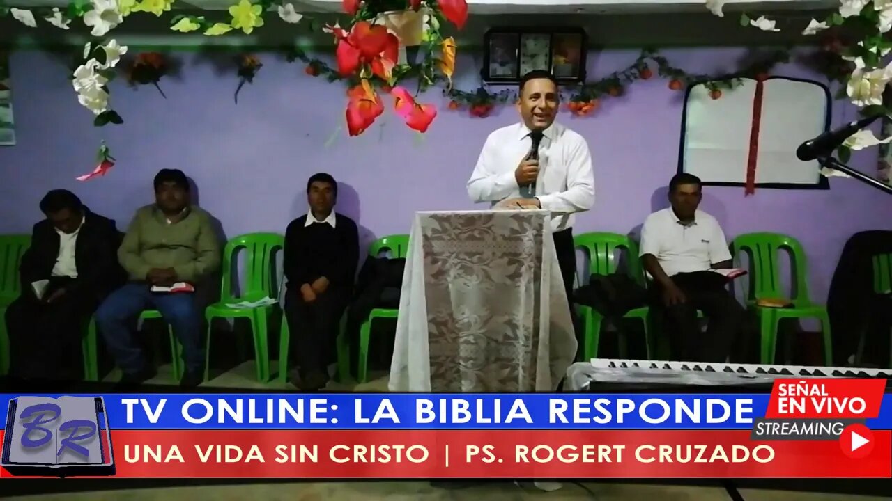 UNA VIDA SIN CRISTO - PS. ROGERT CRUZADO | TV LA BIBLIA RESPONDE