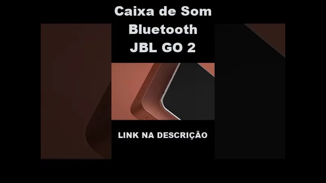 CAIXA DE SOM JBL GO 2