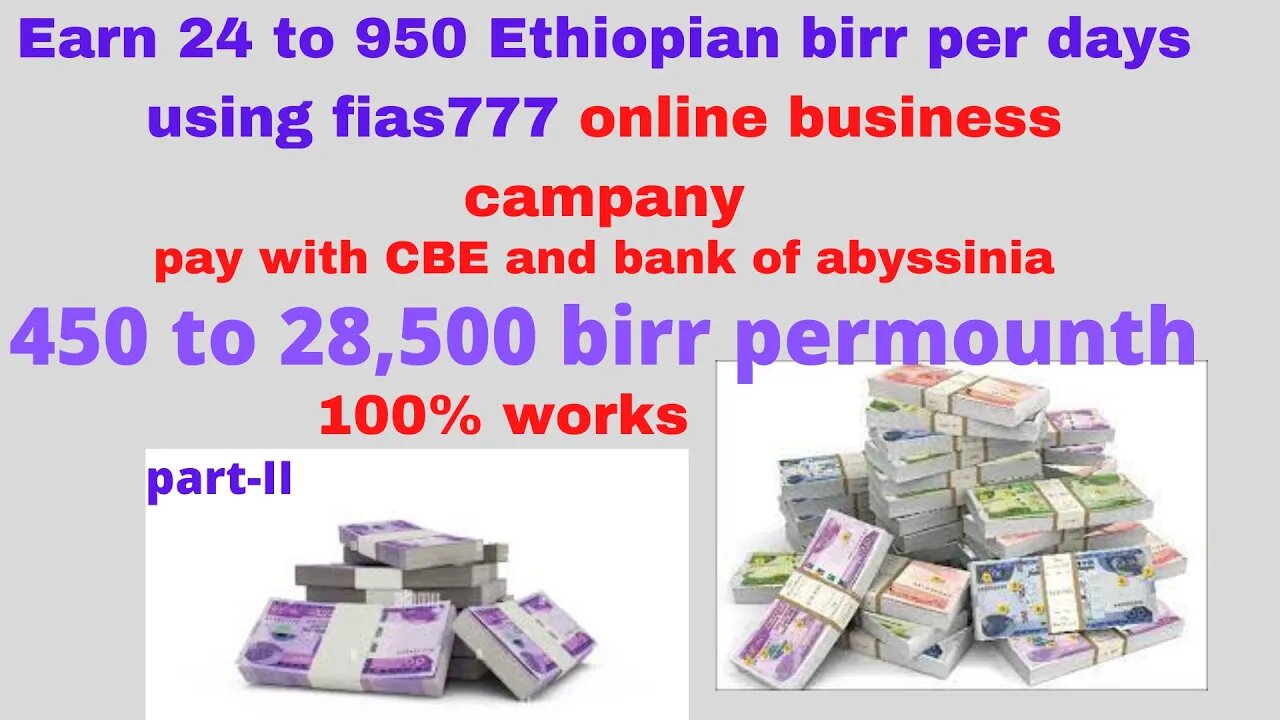 online money in ethiopia using fias 777