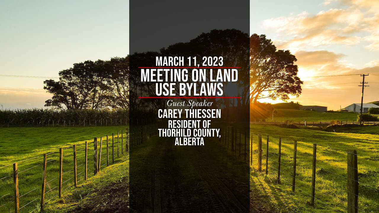 Meeting on Land Use Bylaws ~ March 11, 2023