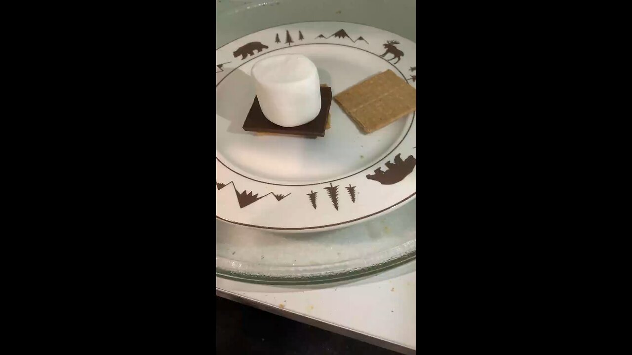 S’mores in the microwave