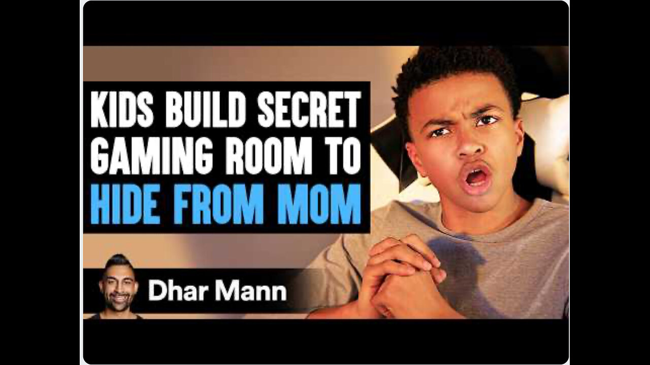 Kids build secret gaming room to hide from mom