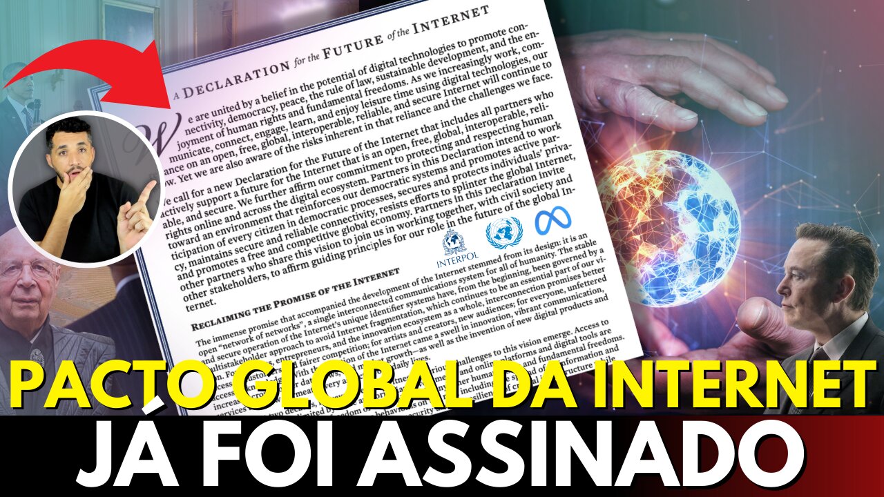 PACTO GLOPACTO GLOBAL DA INTERNET. SÓ FALTA O APAGÃO? O RESET AVANÇOU E VOCÊ NÃO VIU!