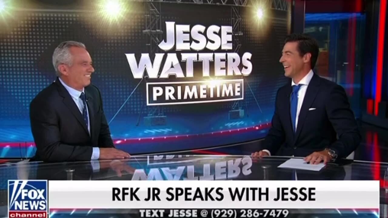 Jesse Watters interviews Robert F Kennedy Jr