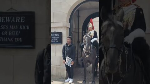 Stop trophy hunting protester #horseguardsparade