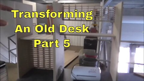 Transforming an old desk part 5