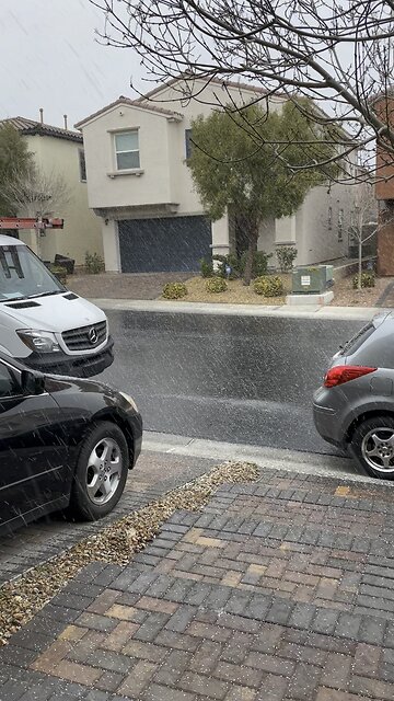 ITS SNOW IN LAS VEGAS!!