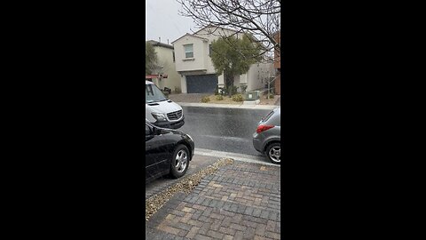 ITS SNOW IN LAS VEGAS!!