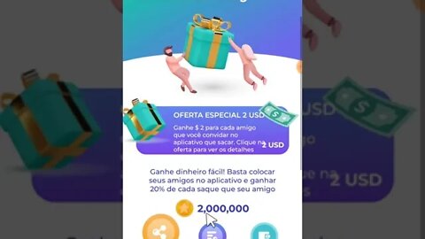 Novo aplicativo de uma empresa que paga direitinho. Ganhe USD 5,00 no Paypal ou Coinbase e outros