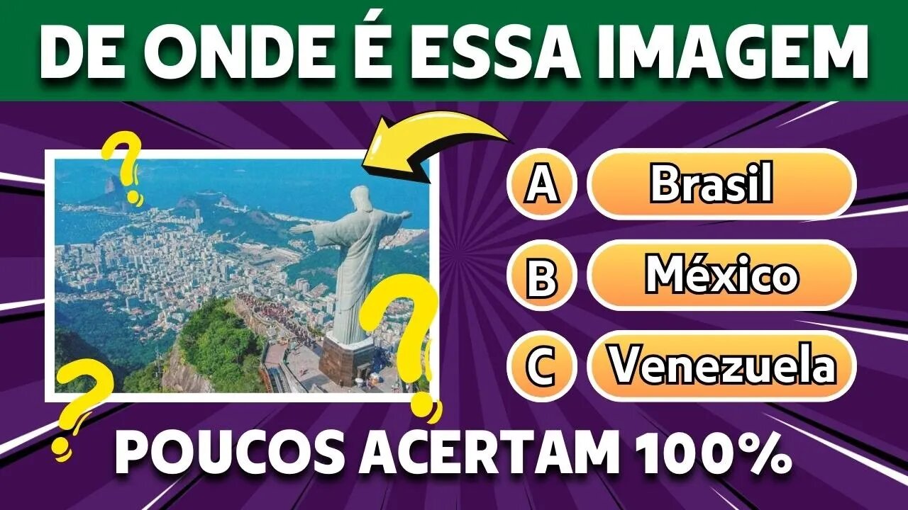 ADIVINHE O PAÍS PELA IMAGEM EM 10 SEGUNDOS! 🌎| #quiz