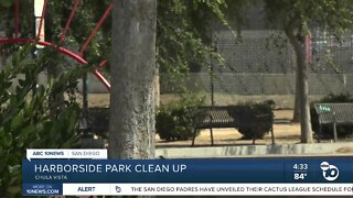 Harborside Park cleanup