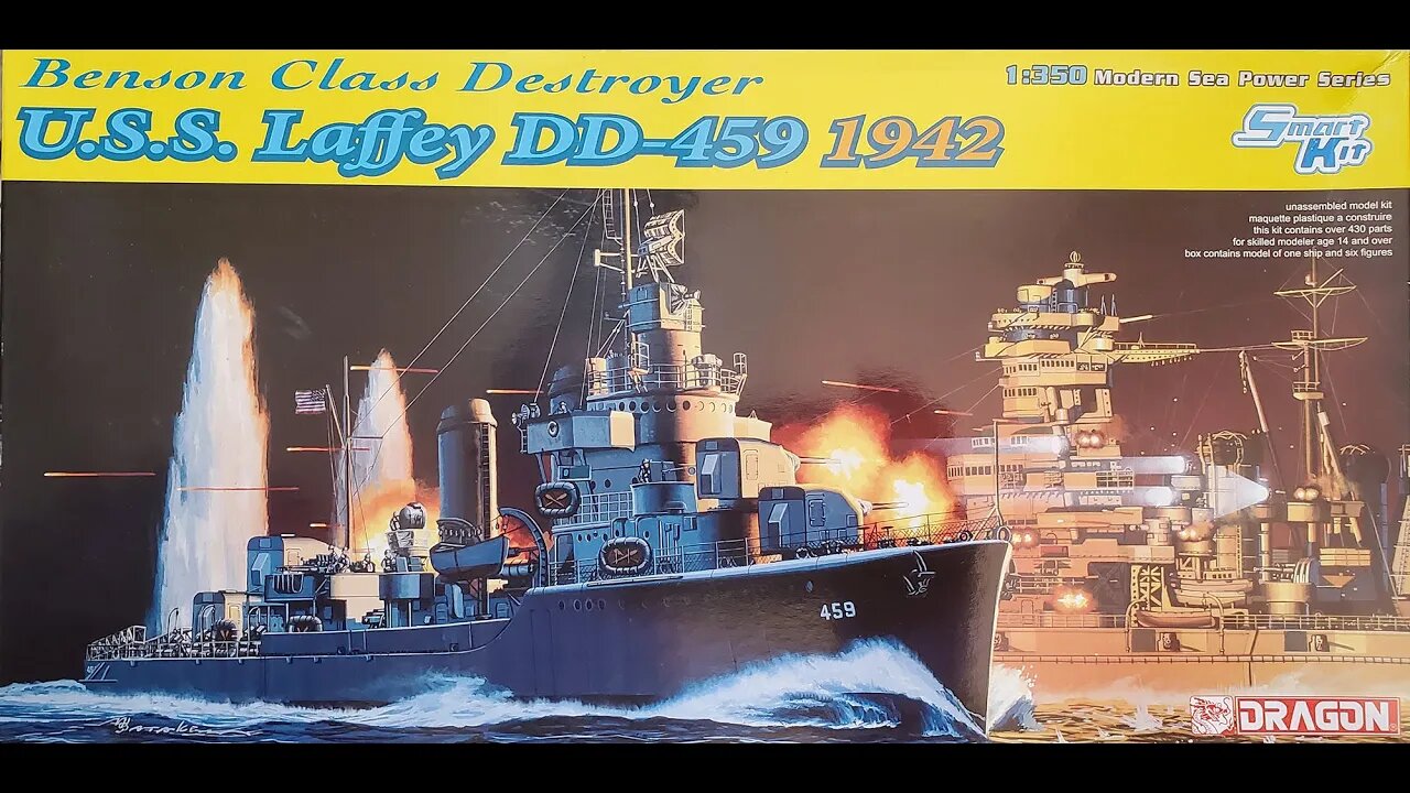 1/350 Dragon USS Laffey Review/Preview