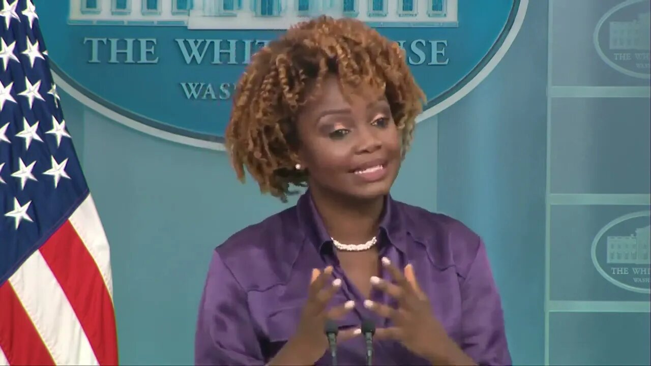 Karine Jean-Pierre Says Inflation Creeping Up Because "People Are Still Dealing With A Lot"