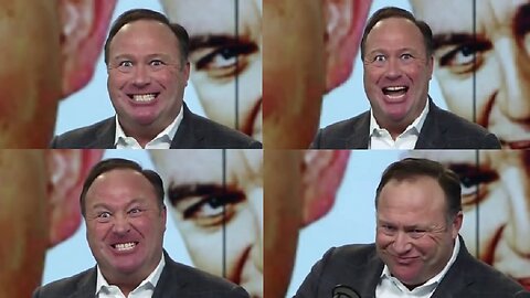 Alex Jones Brian Stelter Joker Face