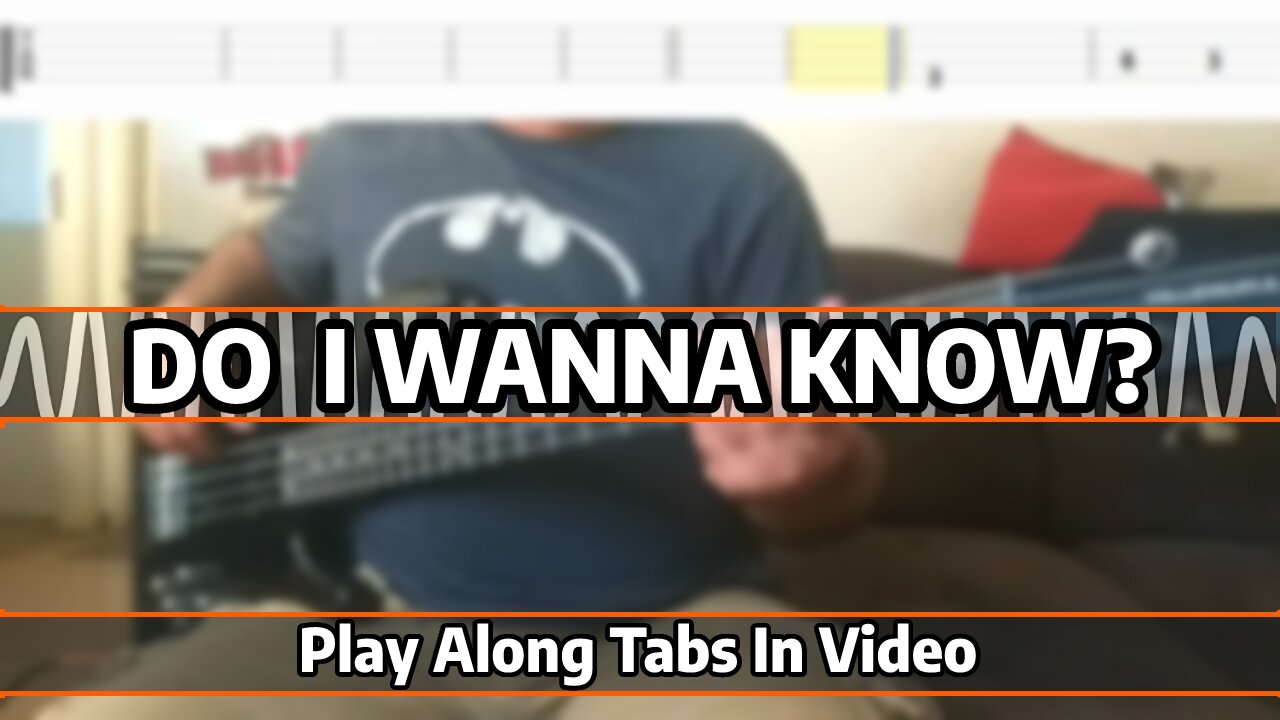Artic Monkeys - Do I Wanna Know? - Bass Cover & Tabs