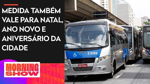 Ônibus municipais de SP terão tarifa zero aos domingos