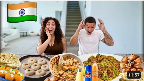 WE TRIED INDIAN FOOD FOR THE FIRST TIME!!