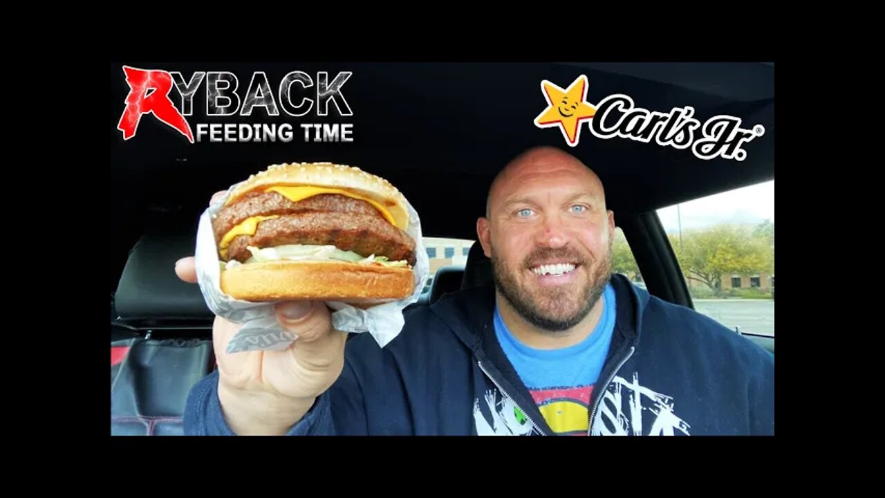 Carl’s Jr. Double Beyond Famous Star w/Botched No Cheese Request and Life Talk Ryback Feeding Time