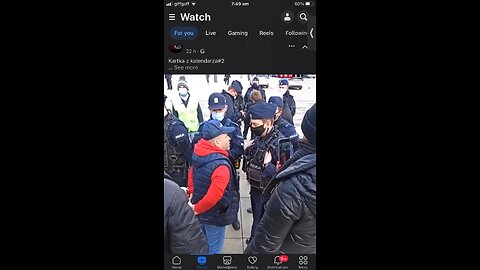 In polish language 🇵🇱: MiR tv : Szczepan vs police : private corporation