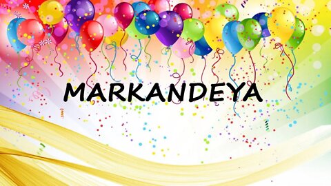 Happy Birthday to Markandeya - Birthday Wish From Birthday Bash