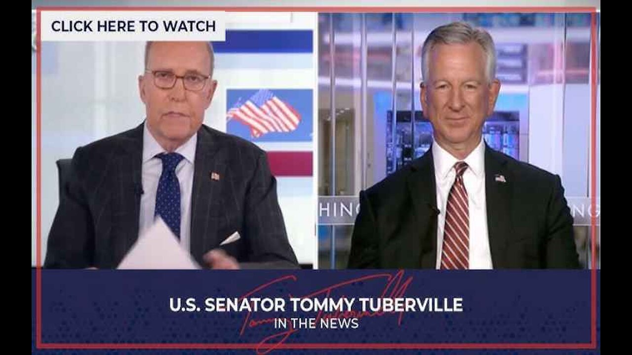 Sen. Tuberville to Newsmax Rick Scott Best for Senate GOP