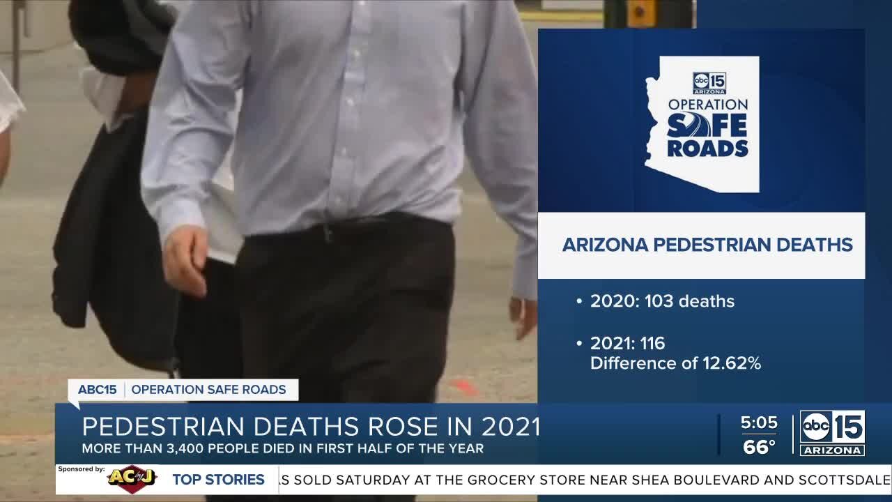 Arizona pedestrian deaths on the rise