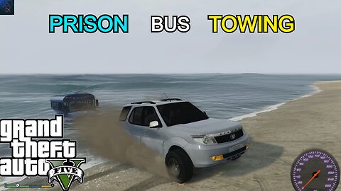 GTA 5 : PRISON BUS TOWING CHALLENGE in gta v