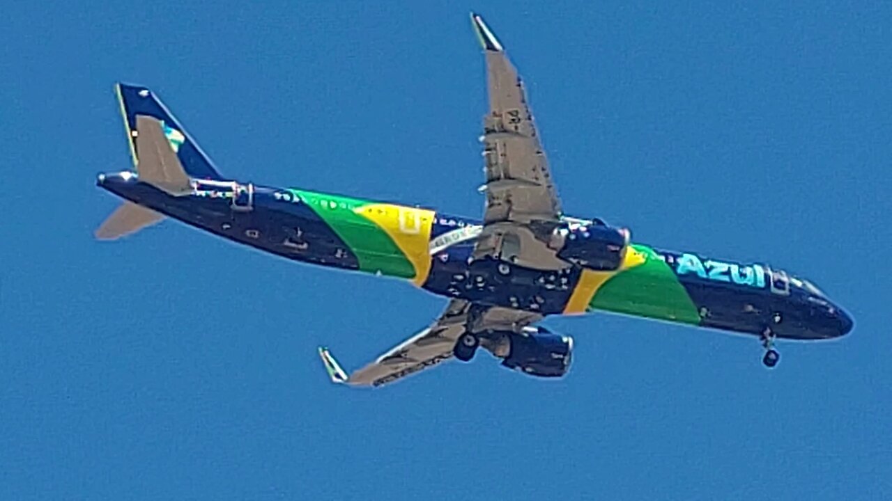 Airbus A321NEO PR-YJE vindo de Campinas para Fortaleza